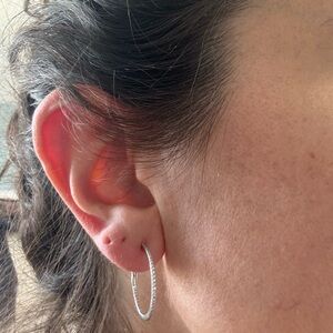 Ring Concierge Diamond Hoops (pair)